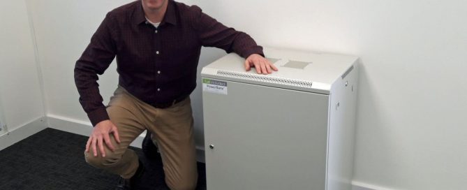 Tanjent's PowerBanx X battery storage, in black enclosure (Image: Tanjent)