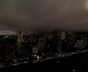 Sao Paulo covered in smoke haze (Image: A. So/Twitter)