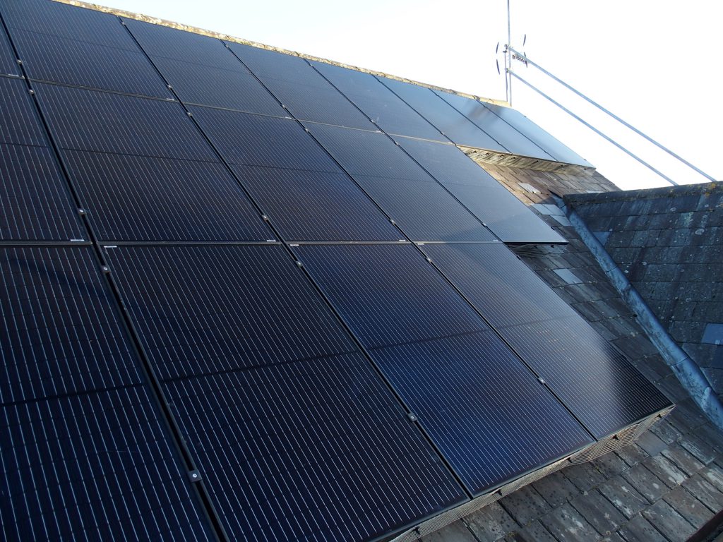 Panels being installed for Dr KS, St Albans (AL2), Herts.