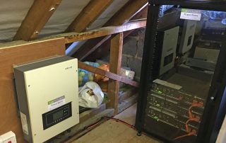 PowerBanx X3 Battery System, in X8 enclosure for later upgrading, in loft (Image: Tanjent)