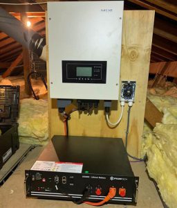 A PowerBanx X (Sofar/Pylontech) battery storage system installed for Mrs SH in Bedford (MK40)