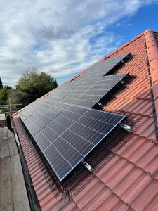 Anti-bird protection on of our solar installs in Hounslow (Image: Tanjent)