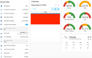 Home Assistant Interface (Image: C. Brookson)