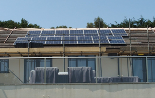 Solar Panel Installation with scaffolding Tanjent Energy