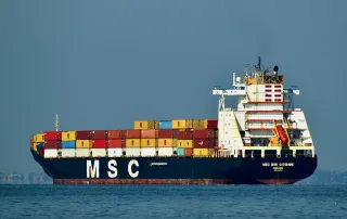 Worlds Largest Electric Container Ship