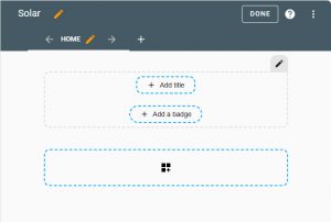 Edit Dashboard (Image: M. Bennett)