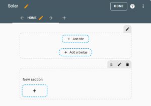 Add Dashboard Section (Image: M. Bennett)