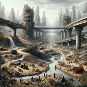 A dystopian scene of societal collapse (Image: Tanjent/Copilot)