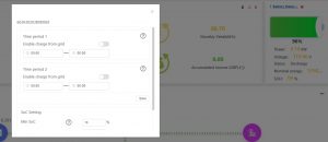 Fox Battery Settings Dialog (Image: Tanjent)